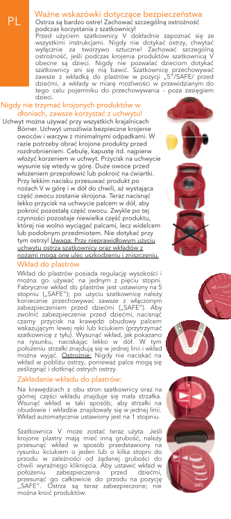 Szatkownica V5 Box - zestaw w stojaku
