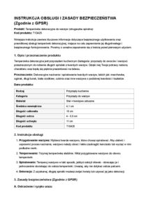 Instrukcja obsługi - Strugaczka do warzyw (PDF)