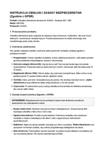 Instrukcja obsługi i zasady bezpieczeństwa - ostrzałka diamentowa dwustronna XUNDA 400/1000 (PDF)