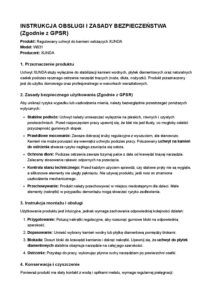 Instrukcja obsługi i zasady bezpieczeństwa - regulowany uchwyt do płytek XUNDA W031 (PDF)